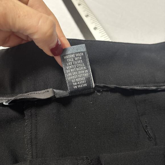 Hillard & Hanson women's 12 Black Dress Pants Sexy Business Office Work Neutral - Picture 5 of 8